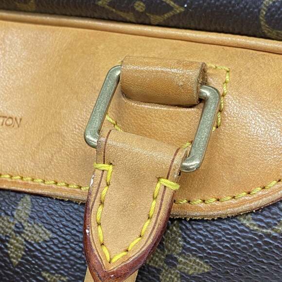 Louis Vuitton Monogram Deauville Handbag M47270 Brown Women's - Picture 6 of 11